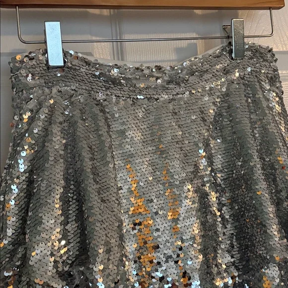 FRNCH tiered sequinned skirt - Picture 3 of 11